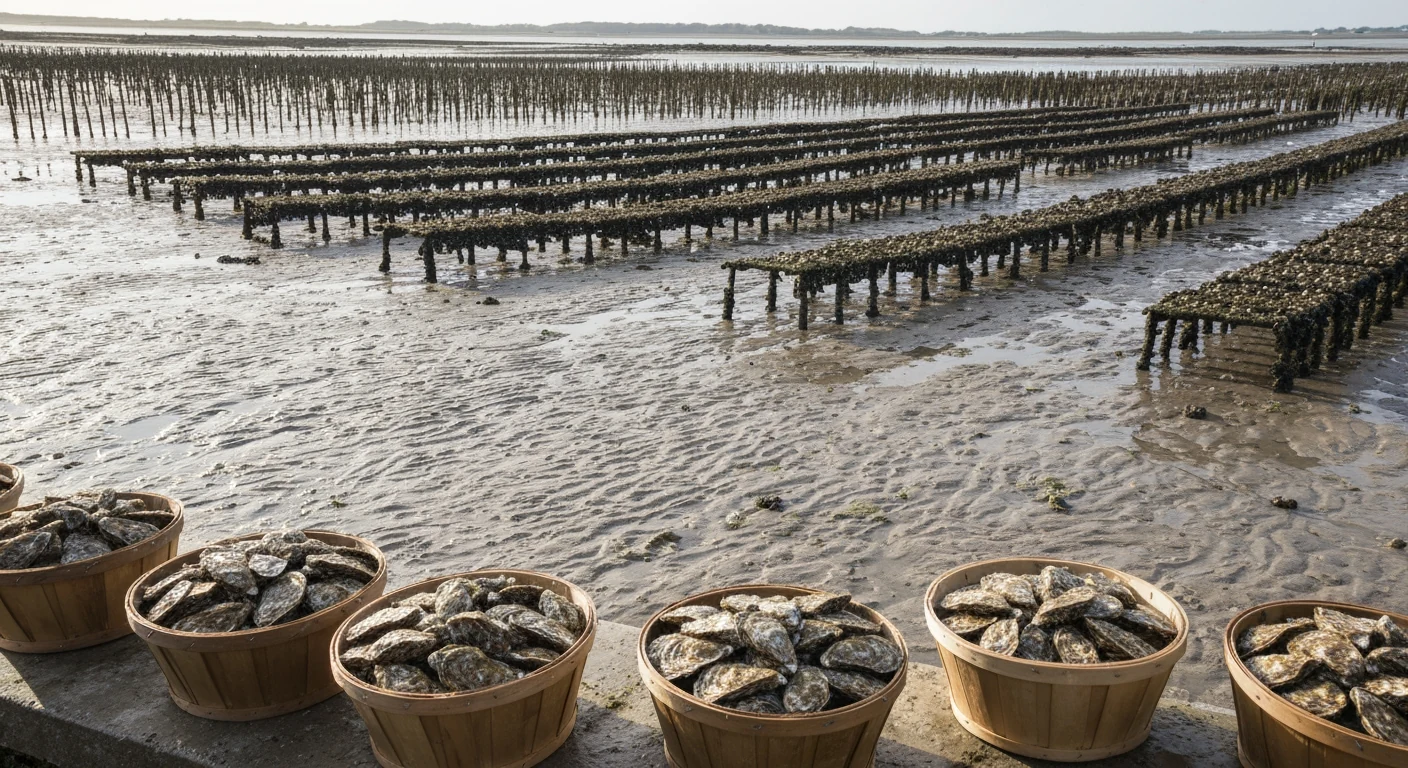Huitres et moules de l'Arguenon : la conchyliculture des baies d'Arguenon et de la Fresnaye